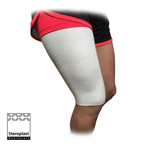 leg bandage photo|compression bandage for thigh strain.